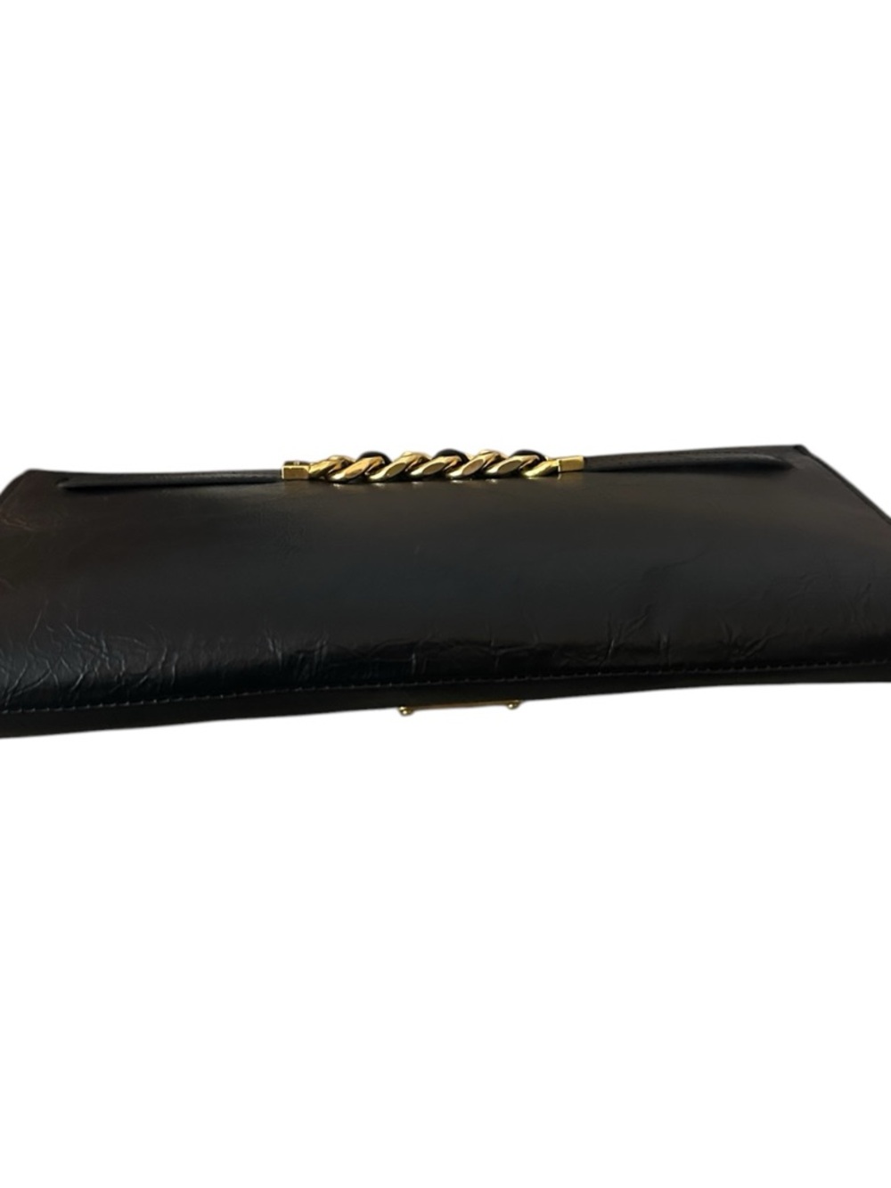 Rebecca Minkoff Black & Gold Chain Clutch | Convertible Wristlet & Dust Bag  NWT - Picture 7 of 16